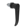 Quarter-Turn Cam Latch, L-handle, Spring-return Actuator, Not Sealed, Zinc Alloy, Powder Coat, Black - E5-9-705-TL0 - Southco