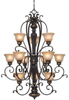 6029-363 EB Large Chandeliers-Glass Shade - 781918 - Capital Lighting, Inc.