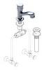Symmons Metering Faucet without Temperature Selection (S-70 Series) -- S-73-G