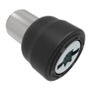 Captive Screw, M3 X 0.5, Press-in, TORX®/Slot Combination, Smooth Black Knob - 47-92-161-61 - Southco