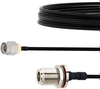 SMA Male to N Female Bulkhead Cable FM-SR141TBJ Coax in 24 Inch with LF Solder - FMCA2135-24 - Fairview Microwave Inc.