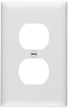 Duplex Receptacle Openings, One Gang, White - TP8W - Legrand