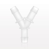 Y Connector, Barbed, Natural - 61157 - Qosina Corp.