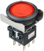 Pb Switch, Dpdt, 24Vac/dc, Solder, Red; Product Range Idec - 47AC9173 - Newark, An Avnet Company