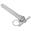 LOCKWELL® Pin, Double Acting, T-Handle, 25.360 mm Shank Dia., 152.4 mm Grip, Stainless Steel, Passivated - LH-16CT6000 - Southco