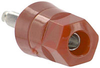 Binding Post; Insulated Binding Post; Tin; Molded Polycarbonate; Red; Hex; - 70211334 - Allied Electronics, Inc.