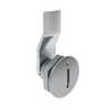 Quarter-Turn Cam Latch, Slotted Recess, 8mm  Grip, Sealed, Zinc Alloy, Chrome Plated, Bright - E5-1-001-051 - Southco