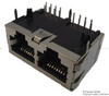 Conn, Rj45, Jack, 2Port, 8P8C, Cat5E; Modular Connector Type Amp - Te Connectivity - 46Y9444 - Newark, An Avnet Company