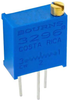 Trimmer Potentiometer, 10Kohm 25Turn Through Hole; Trimpot Type Bourns - 03F3866 - Newark, An Avnet Company