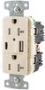 Usb Charger Rcpt, 2Port, 125V, Almond; Product Range Hubbell Wiring Devices - 94Y4163 - Newark, An Avnet Company