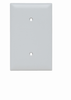 Blank Plates -- Strap Mounted, One Gang, White -- TP14W - Image