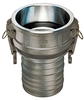 Tri-Couple Stainless Steel 304 Part C Female Coupler x Hose Shank -- SS304-C200 - Image