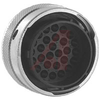 connector,plastic circular,metal coupling ring,str plug,size 20,for 28 pin cont -- 70129823