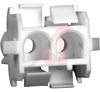 Connector, Soft Shell; Universal MATE-N-LOK; 2; Receptacle (Cap); Nylon; White - 70083522 - Allied Electronics, Inc.