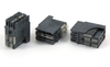 High Flow Power Backplane 2x2 Female +6 Signal Right Angle Press Fit Connector - 80320RH6 - Rego Electronics Inc.