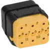 Insert Module, Key N, Rcpt, 11Pos, 3Row; Product Range Te Connectivity - 74AH3188 - Newark, An Avnet Company