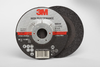 3M Ceramic Depressed-Center Wheel - 36 Grit Very Coarse Grade - 4 1/2 in Diameter - 7/8 in Center Hole - Thickness 1/4 in - 66544 -- 051115-66544 - Image