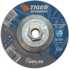 5 x 1/8 TIGER ALUMINUM Type 27 Cut/Grind Combo Wheel ALU30T 5/8-11 Nut -- 58218 - Image