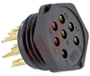 connector,mini hex,female panel recept w/hex nut&clip,solder cup,7 socket cont - 70144729 - Allied Electronics, Inc.