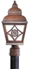 8776-161-PL 1 Light Post Mount - 8776-161-PL - Minka Group
