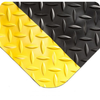 Wearwell Spongecote 415 Black Nitricell/PVC Diamond-Plate Anti-Fatigue Mat - 3 ft Width - 10 ft Length - 715411-20084 - 715411-20084 - R. S. Hughes Company, Inc.