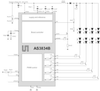 AS3834B LED Driver. 4 channel high-precision LED controller for 3D-LCD backlight with integrated step-up controller -- AS3834B