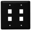 Datacommunication Face Plate -- NSP24BK - Image