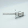 MS High Current Series, Multipin Feedthrough, 2 Pins, 700 Volts, 28 Amps per Pin, 0.094″ Moly Conductors, 2.16″ QF / KF Flange - A3992-3-QF - MPF Products, INC.