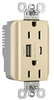 Usb Charger Rcpt, 2Port, 125V, Ivory; Product Range Legrand Pass & Seymour - 22AC2686 - Newark, An Avnet Company