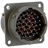 CONNECTOR,THRU BULKHEAD RECEPTACLE,SIZE18,32 #20 PIN/SOCKET CONTACT - 70011538 - Allied Electronics, Inc.