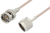 75 Ohm N Male to 75 Ohm BNC Male Cable 72 Inch Length Using 75 Ohm RG179 Coax, RoHS - PE3398LF-72 - Pasternack