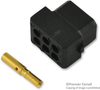 Wire-To-Board Connector, Receptacle, 6 Position, 2 Row; Product Range Harwin - 51R6974 - Newark, An Avnet Company