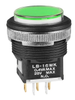 Standard Size Panel Seal Pushbuttons - LB16WKG01-5F-JF - NKK Switches