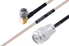 MIL-DTL-17 SMA Male Right Angle to TNC Male Cable 36 Inch Length Using M17/113-RG316 Coax - PE3M0097-36 - Pasternack