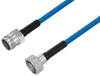 Plenum Snap-On 4.3-10 Male to 4.3-10 Female Low PIM Cable 48 Inch Length Using SPP-250-LLPL Coax Using Times Microwave Parts - PE3C6229-48 - Pasternack