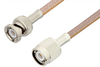 TNC Male to BNC Male Cable 36 Inch Length Using RG400 Coax - PE33535-36 - Pasternack