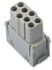 Heavy Duty Connector Insert, Socket Module, Less Contacts, Han-Modular Ee Series, 8, 2, Receptacle Rohs Compliant Harting - 19J1994 - Newark, An Avnet Company