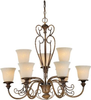2491-09-41 Mid. Chandeliers-Glass Up - 413401 - Capital Lighting, Inc.