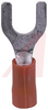 Terminal, Spade Tongue, 22-16AWG, Red, Stud Sz 10 - 70084093 - Allied Electronics, Inc.