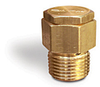 Brass Vent Plug with Filter, 3/8