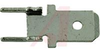 Terminal; Brass; Straight; 0.187 in.; 0.043 in.; Tin; UL Recognized - 70181602 - Allied Electronics, Inc.