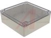 Enclosure; Polycarbonate; Silicone Rubber; Stainless Steel; Light Gray; Clear - 70163926 - Allied Electronics, Inc.