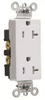 Duplex/Single Receptacle -- TR26352-W - Image