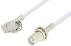 SMA Male Right Angle to SMA Female Bulkhead Cable 72 Inch Length Using RG188 Coax, RoHS - PE3050LF-72 - Pasternack