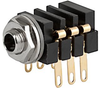 Phone Audio Jack, 3.5Mm, 3Pos, Panel; No. Of Contacts Schurter - 50H2439 - Newark, An Avnet Company