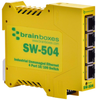 Switch, N/w, 4Port, 100Mbps, Din Rail; No. Of Ports Brainboxes - 33X0561 - Newark, An Avnet Company