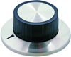 Str Knurled Skirt Knob W/ Arrow, 6.35Mm; Shaft Type Alcoswitch Te Connectivity - 57F2362 - Newark, An Avnet Company