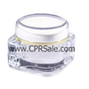 Airless Bottle, Matte Gold Cap, Clear Body, 100mL -- CPR06GGC - MSX100 - Image