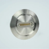 Subminiature D-type Multipin Feedthrough, 25 Pins, 500 Volts, 5 Amps per Pin, 3.74″ ISO Flange - A1529-3-ISO - MPF Products, INC.