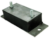 Rectangular Vibration Mount (Inch) - V10Z 6-520B (Compression) - Advanced Antivibration Components - AAC